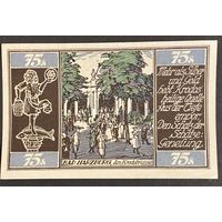 Нотгельд 75 пфеннигов 1921 год. Брауншвейг. Веймарская республика