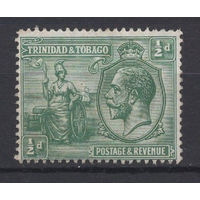 1922-28 Тринидад и Тобаго /Trinidad & Tobago 0,5d Британия хозяйка морей Георг V