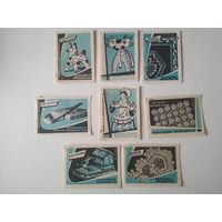 Спичечные этикетки . ф.Красная звезда.Народные промыслы.ГОСТ 1820-56.1959 год