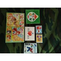 Наклейки разные. Лот