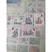 Марки СССР, корабли.