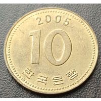 Южная Корея 10 вон, 2005    ( 1-3-6 )
