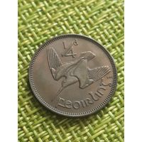 Ирландия 1 фартинг 1959 г ( малый тираж 192 тыс )
