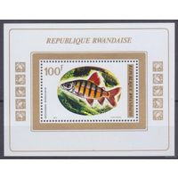 1973 Руанда 585/B33 Морская фауна MNH