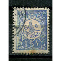 Османская Империя - 1909 - Тугра Мухаммеда V - [Mi.162IICb] - 1 марка. Гашеная.  (Лот 20JD)-TG2P1