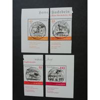 Германия. 2007 с Четыре марки из блока Mi.71  "Фонд поддержки молодежи. 175 лет со дня рождения Вильхельма Буша" (гашеные с клеем) Mi.2606-2609 каталог 8.10 евро