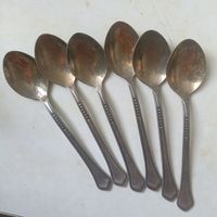 Ложки чайные мельхиоровые 6шт