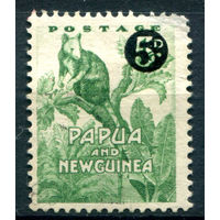 Британские колонии - Папуа Новая Гвинея - 1957/59г. - фауна, 5 P - 1 марка - чистая, без клея, с утончением справа вверху [Mi 25]. #3-WB-66-A-1