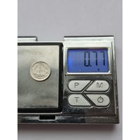 1/4 реала 1896 года. Гватемала, Реал (1837 - 1912). Серебро 835. Монета не чищена. H45594.