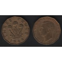 Великобритания _km849 3 пенса 1944 год (обращ) (тип2)NiLat (nf02