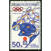 XI зимние Олимпийские игры Чехословакия 1972 год 1 марка