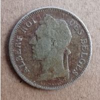Бельгийское Конго 50 сантимов 1927 г., Надпись на французском - 'ALBERT ROI DES BELGES',  KM# 22