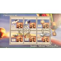 Гвинея 2010. Пионер авиации Жозеф-Мишель Монгольфье 1740-1810