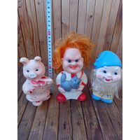 Игрушки СССР резиновые,  цена за все