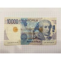 Италия 10000 лир 1984-5