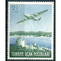 Турция - 1949г. - авиация, самолёты, авиапочта - 1 марка - полная серия, MNH [Mi 1248]. #4-W2-128-A-2