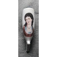 Антикварная чаша трубки (штуммель). Фарфор, роспись. Германия/Австрия, XIX век. Аналог в Музее трубок (Амстердам)