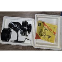 Катушка  ЛЭМЗ СССР в коробке с паспортом для рыбалки на спиннинг