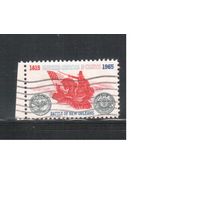 США-1965, (Мих.876) , гаш. , Война, Битва при Нью-Орлеане (одиночка)