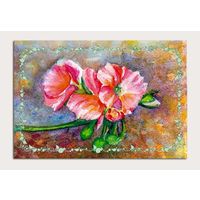 Открытка. Флора. Комнатные цветы. Пеларгония 2. Герань. Худож. А.Радченко (чистая)