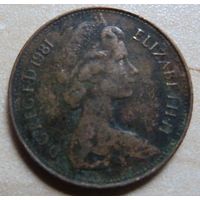 2 новых пенса 1971 Великобритания