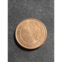 Германия 2 евроцента 2005 J