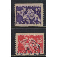 Швеция 1932 300 летие гибели Густава II Адольфа при Лютцене #216-7