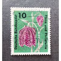Марка Германия 1963 год Цветы