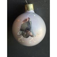 Ёлочная игрушка шарик СССР