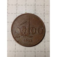 100 крон Австрия 1924 год