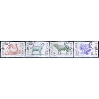 Болгария, 1991 г,MiNr.3881-3884, ФАУНА ДОМАШНИИ ЖИВОТНЫЕ