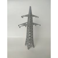 Опора высоковольтной линии. Масштаб HO 1/87 макет