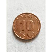 Корея 10 вон 2014