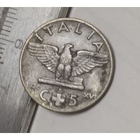 Италия 5 чентезимо, 1938