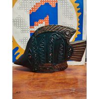 Редкая Рыба из дерева ручная работа