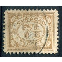 Нидерландские колонии - Кюрасао - 1915г. - цифры, перфорация 11 1/2, 7 1/2 с - 1 марка - гашёная [Mi 55]. #3-WB-93-A-1