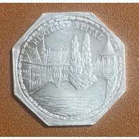 Германия Нюрнберг нотгельд 20 пфеннигов 1920 Больница Святого Духа трамвайный жетон