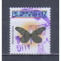 [830] Филиппины 2005. Фауна.Бабочка.17п. Гашеная марка.