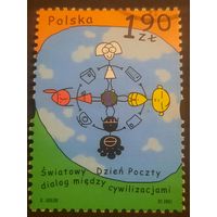 Польша 2001. Международный день почты