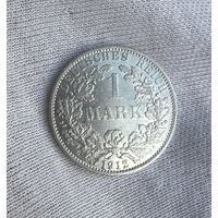 1 марка 1912 А Германская империя! Отличная! С рубля без мц!