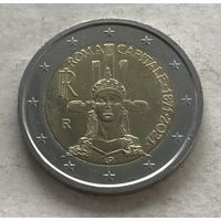 Италия 2 евро 2021 - 150 лет объявлению Рима столицей Италии