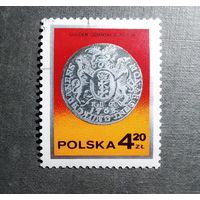Марка Польша 1977 год Монета