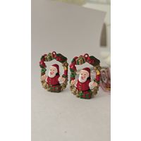 Фигурка Kinder, Schone Adventszeit с Сантой из  Новогодней серии 1998)