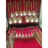 Подарочный набор столовых приборов из мельхиора