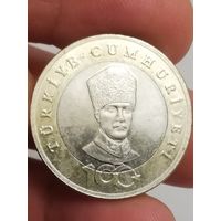 Турция 5 лир 2023 100 лет со дня основания Республики