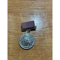 Медаль ВДНХ СССР. За успехи в народном хозяйстве. заколка