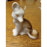 Лиса фарфор статуэтка