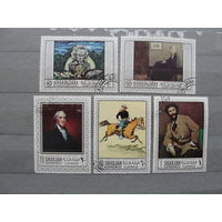 Продажа коллекции с 1 рубля! Искусство на почтовых марках мира.