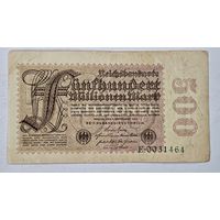 1923 год  Германия 500 000 000