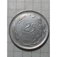 25 куруш Турция 1969 год